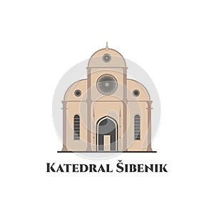 Cathedral of St. James in Sibenik, Croatia. Katedrala sv Jakova, the cathedral is a real highlight of Sibenik. Travel destination