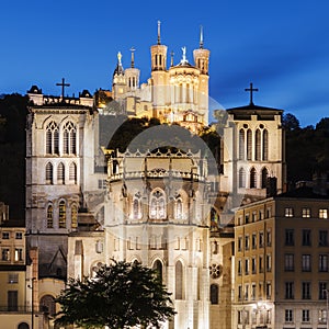 Cathedral of St. Jean and The Basilica Notre Dame de fourviere i