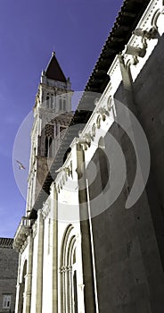The Cathedral of St. Lawrence in historic city of Trogir, Croatia