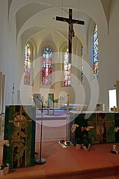 The cathedral St. Martin in Eisenstadt, Austria, main altar. photo