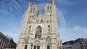 The Cathedral of St. Michael and St. Gudula in Brussels