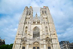 Cathedral of St. Michael and St. Gudula in Brussels, Belgium