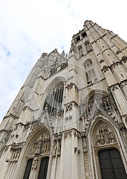Cathedral of St. Michael and St. Gudula in Bruxelles in Belgium