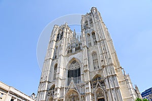 Cathedral St.Michel in Brussels, Belgium