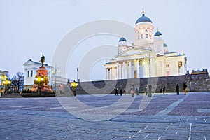 Cathedral of St. Nicholas on the Senate Square in Helsinki