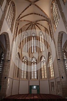 The Cathedral of st.Nicolas (Lala Mustafa Pasha Mosque) in the city of Famagusta, Northern Cyprus