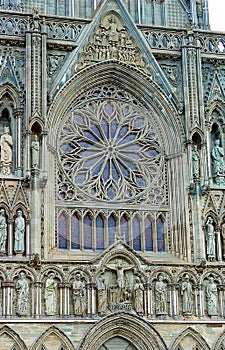 Cathedral of St. Olaf, sometimes called `Nidaros Cathedral`,