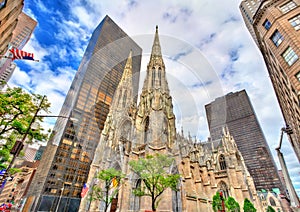 The Cathedral of St. Patrick in Manhattan, New York City