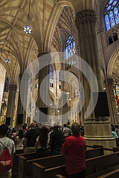 Cathedral of St. Patrick in Manhattan, New York City, USA