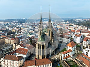 Cathedral of St. Peter and Paul in Brno, Czechia