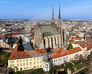Cathedral of St. Peter and Paul in Brno, Czechia