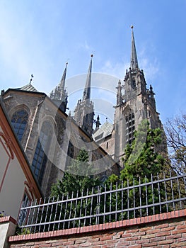 Cathedral Of St. Peter And Paul (Petrov) in Brno, Czech Republic.