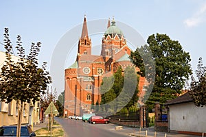 The Cathedral of St. Peter and St. Paul in Dakovo city in Croatia