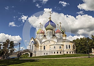 Cathedral of St. Prince Igor of Chernigov in Peredelkino Moscow region,