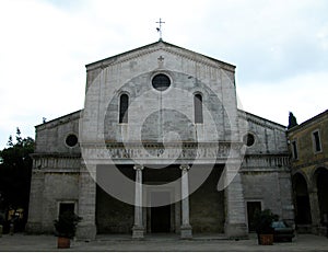 Cathedral St. Secondiano in Chiusi, Tuscany, Italy photo