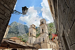 Cathedral In Kotor, Montenegro photo
