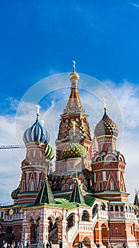 Cathedral of St. Vasily on Red Square Moscow Russia