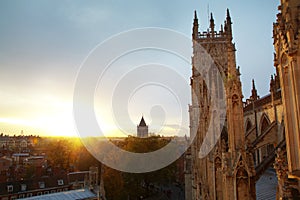 Cathedral at sunset