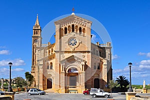 Cathedral Ta Pinu,island Gozo,Malta photo