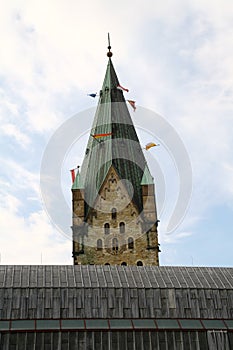 Cathedral to paderborn, nrw, germany