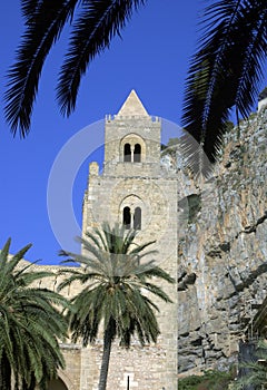 Cathedral tower, Cefalu