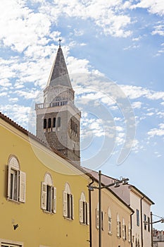 The cathedral tower of Koper