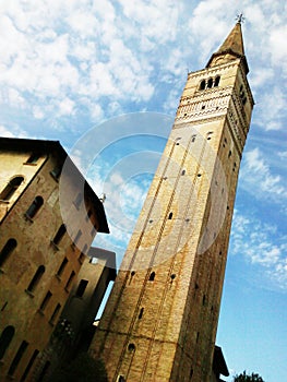 Cathedral towerbell of Pordenone photo