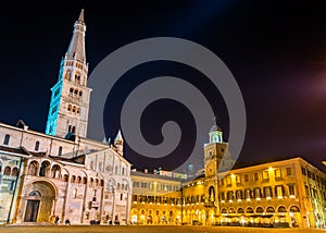 Cathedral and Town Hall of Modena photo