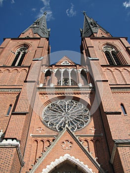 Cathedral in Uppsala, Sweden