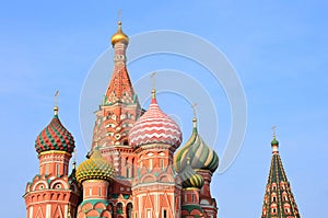 The Cathedral of Vasily Blazhenny on Red square in Moscow