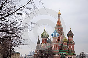 The Cathedral of Vasily the Blessed in Moscow