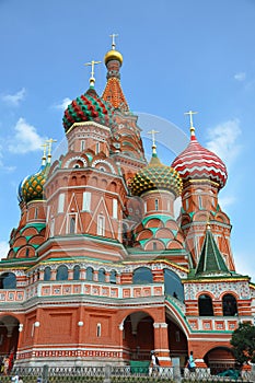 he Cathedral of the Virgin Protectress (Sobor Vasiliya Blazhennogo), Kremlin, Moscow, Russia photo