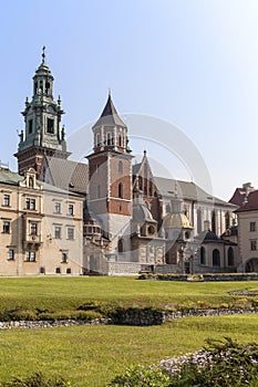 Cathedral at Wawel Royal Castle, Cracow, Poland