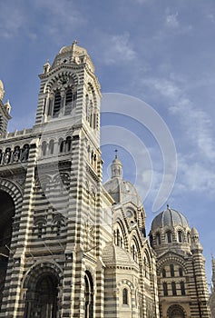 Cathedrale de la Major new building from Marseille France