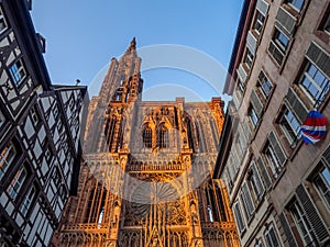 Cathedrale Notre-Dame or Cathedral of Our Lady of Strasbourg