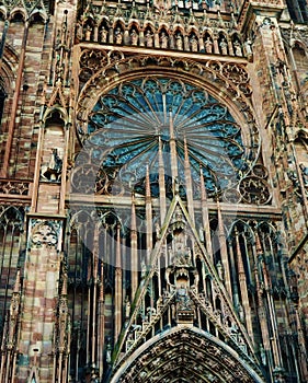 Cathedrale Notre Dame de Strasbourg France. photo