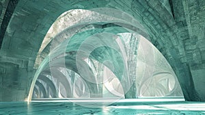 A cathedrallike cave of geometric arches and domes a modern marvel of engineerin