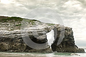 Cathedrals beach, Galicia photo