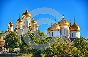 The cathedrals in Moscow Kremlin photo