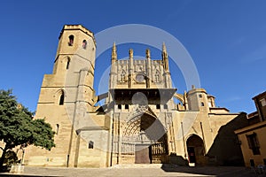 Catheral of transfiguration of Huesca, Aragon, Spain