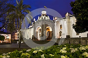 The Catherdral in Plaza de la Independencia - Quito in Ecuador photo