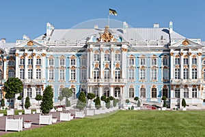Catherine palace in Tsarskoe Selo (Pushkin), Russia