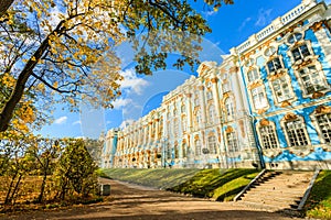 The Catherine Palace, Tsarskoye Selo, Pushkin, Saint Petersburg