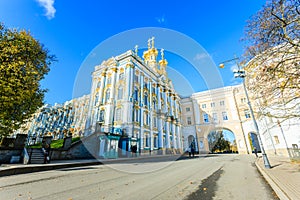 The Catherine Palace, Tsarskoye Selo, Pushkin, Saint Petersburg