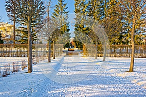 Catherine Park near the palace of the same name, Tsarskoye Selo Pushkin. Saint Petersburg. Russia