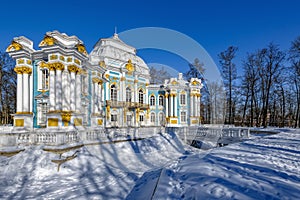 Catherine park in Pushkin (Tsarskoe Selo), St.Petersburg, Russia