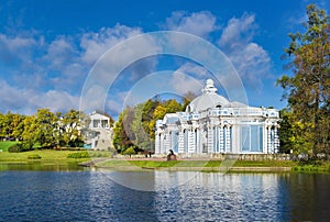 Catherine park in Tsarskoe Selo, Russia