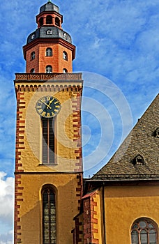 Catherine`s Church- Katharinenkirche in Frankfurt, Germany