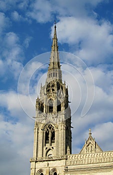 Catholic cathedral gotic tower