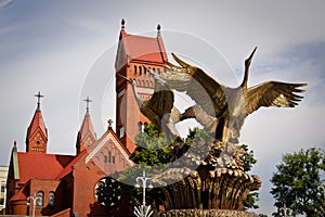 Catholic chapel St Simon and St Elena in Minsk photo